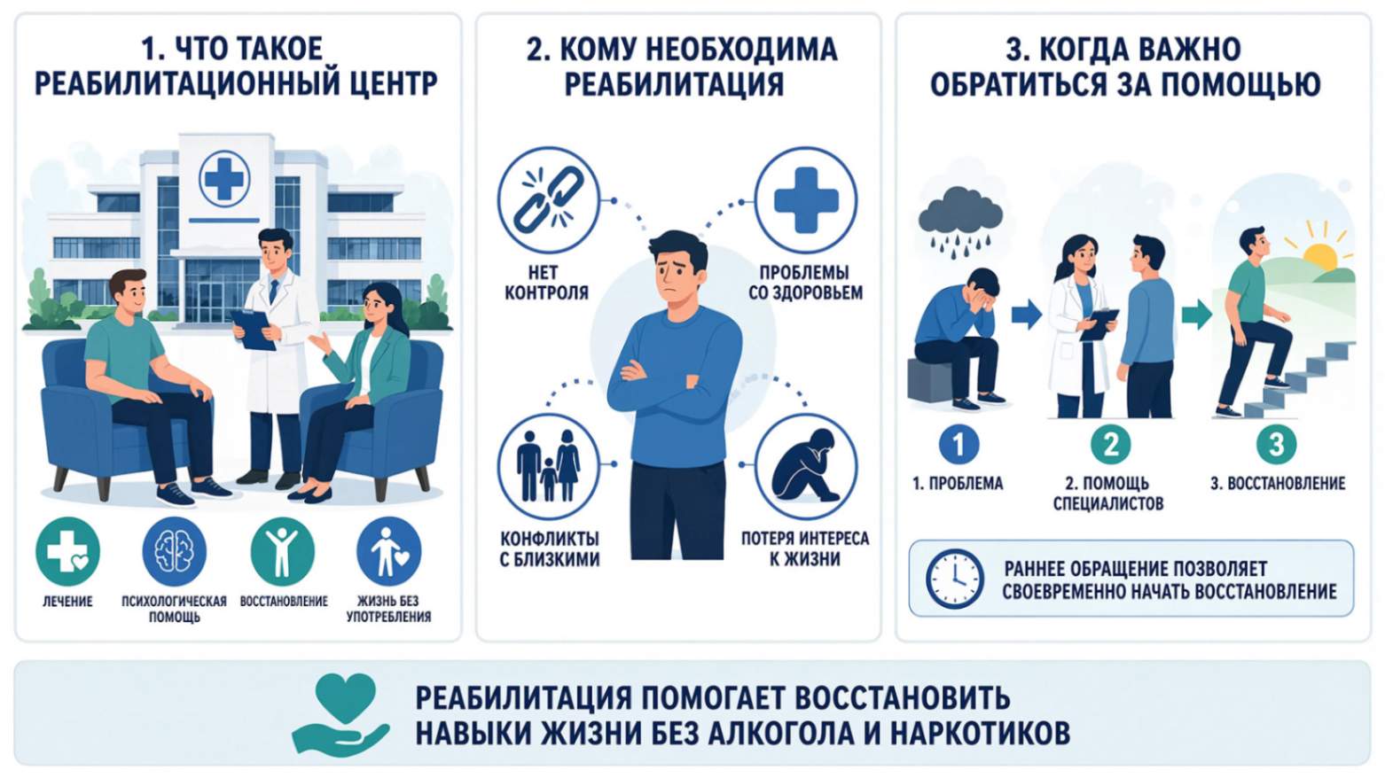 Инфографика: Программа Day Top диагностика психологическая поддержка и навыки трезвой жизни