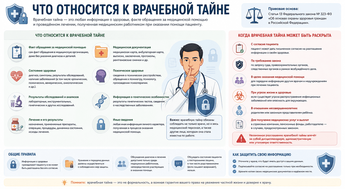 Что такое врачебная тайна