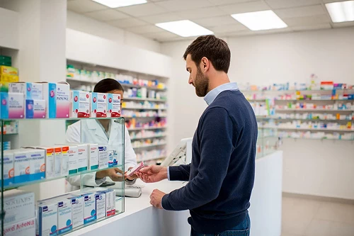 Человек держит таблетки Этизолама